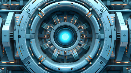 Fototapeta premium Digital technology mechanical lens gear abstract graphic poster web page PPT background