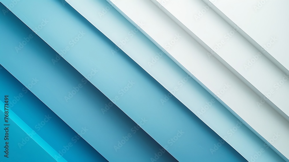 Poster minimal split background using a monochromatic color scheme of light blue and white.