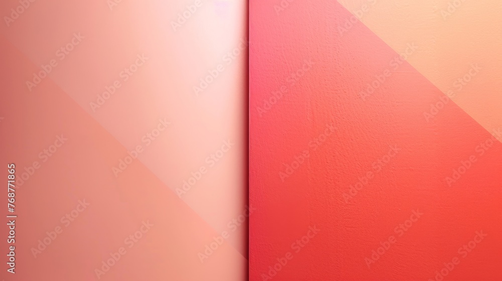 Poster split background featuring a combination of warm tones such as peach and coral.