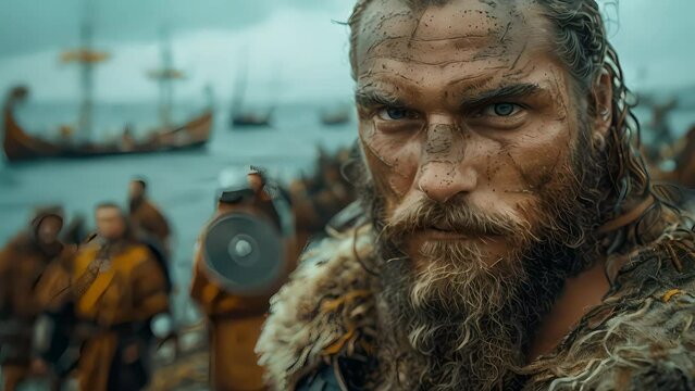 Viking warriors traveled by boat to the coast to attack Constantinoble and other kingdoms.