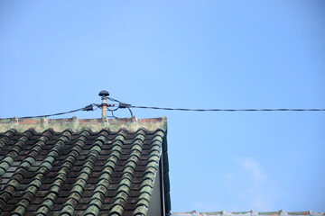 vintage electrical installation to the house