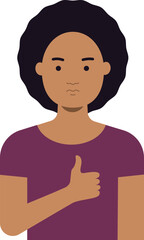 women okay good hand sign