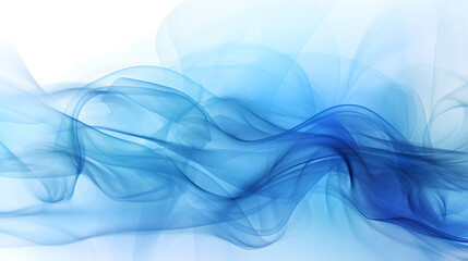 Fototapeta premium Digital technology blue smoke curve abstract graphic poster web page PPT background