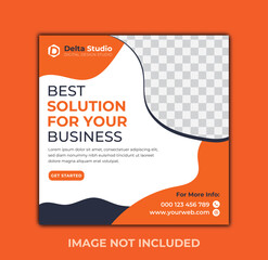 Digital Marketing Expert Social Media Poster Design Template