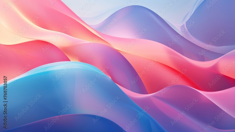 Poster pastel gradient background suitable for responsive design, ensuring smooth scaling across various sc
