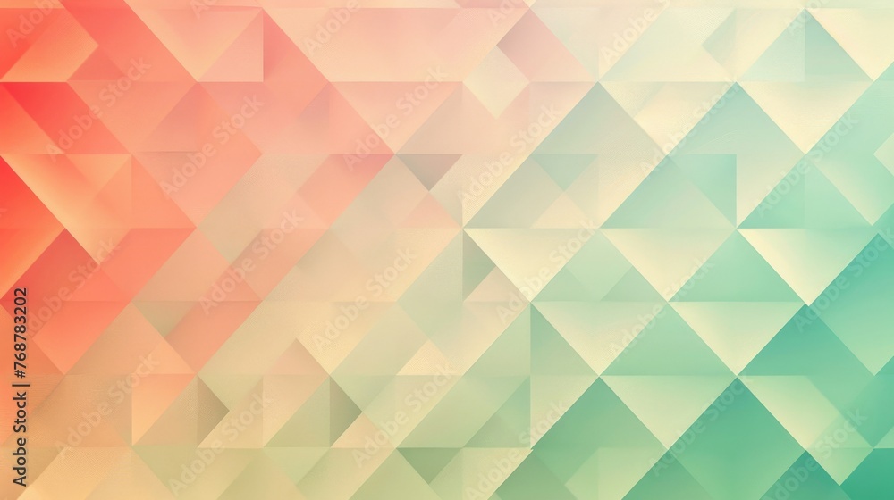 Poster pastel gradient background with a geometric pattern overlay, featuring a seamless transition from pe