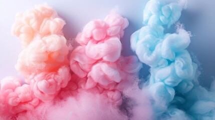 pastel gradient background with a whimsical feel, incorporating delicate pastel hues reminiscent of cotton candy.