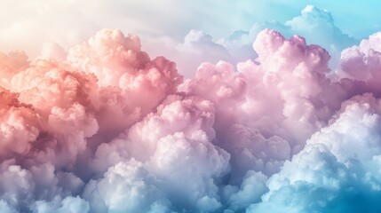 pastel gradient background with a whimsical feel, incorporating delicate pastel hues reminiscent of cotton candy.