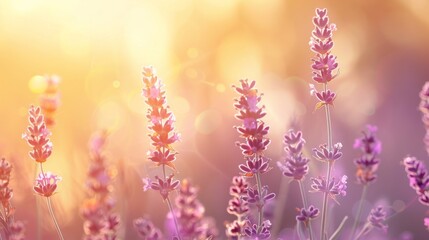 Obraz premium pastel gradient background with radial transition, blending soft lavender with pale yellow in a gentle, sun-kissed effect.