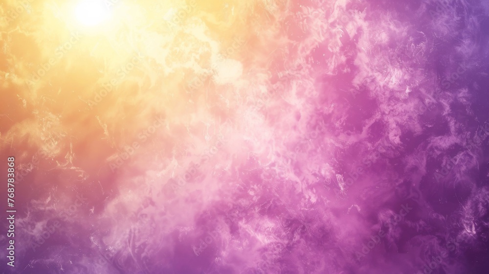 Poster pastel gradient background with radial transition, blending soft lavender with pale yellow in a gent