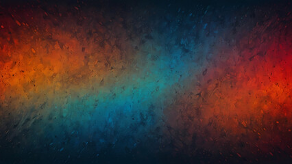 A Vibrant Display of Multicolored Abstract Nebula