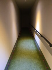 corridor in the hotel