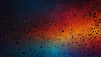 A Vibrant Interplay of Colorful Particles