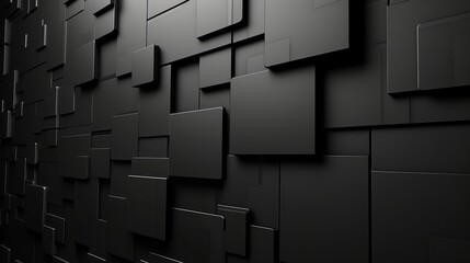 Black tech style 3d background