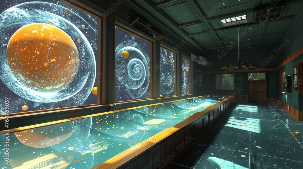 Aufkleber create interactive 3d simulations to teach students about physics concepts such as gravity, friction
