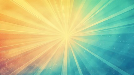 Obraz premium pastel gradient background with radial transition, blending soft blue with pale yellow to tranquil, sunlit effect.