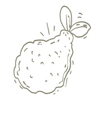 Ilustraton stamp food design icons decoration ice cream rice 