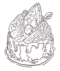 Ilustraton stamp food design icons decoration ice cream rice 