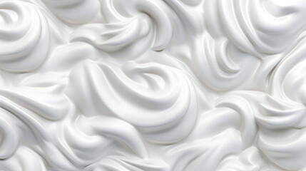 Digital white cream curve sculpture abstract graphic poster web page PPT background