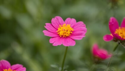 Obraz premium pink cosmos flowers