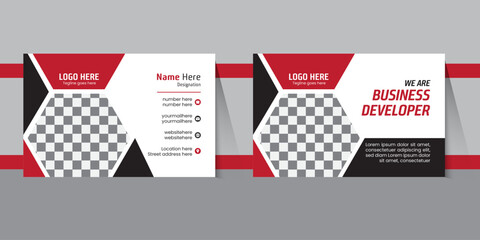 Printable and Professional Clean Business Card Design