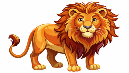 Obraz premium Lion and svg file