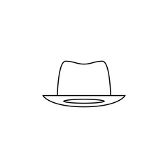 Hat icon. Headwear symbol modern, simple, vector, icon for website design, mobile app, ui. Vector Illustration