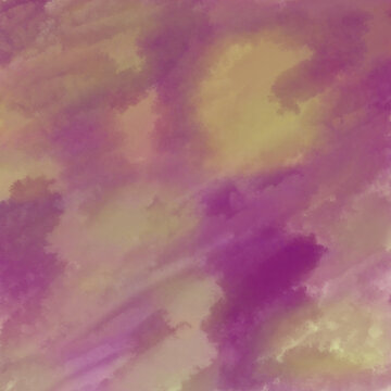 abstract watercolor background in yellow and purple