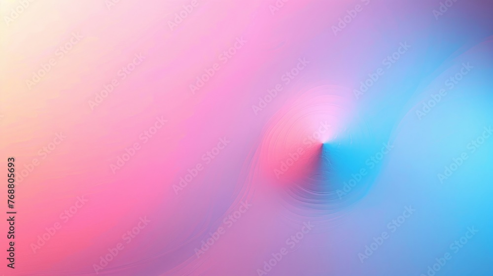 Poster pastel gradient background featuring a soft transition from light pink to baby blue, with a subtle r