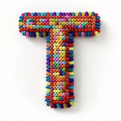 3D crocheted letters