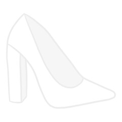 White High Heel