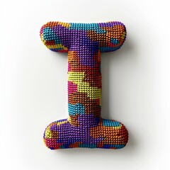 3D crocheted letters