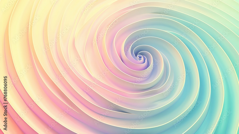 Poster pastel gradient background with a radial gradient style, blending soft lemon yellow with hints of la