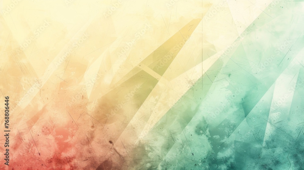 Poster pastel gradient background with layering textures, overlaying a subtle geometric pattern on a smooth