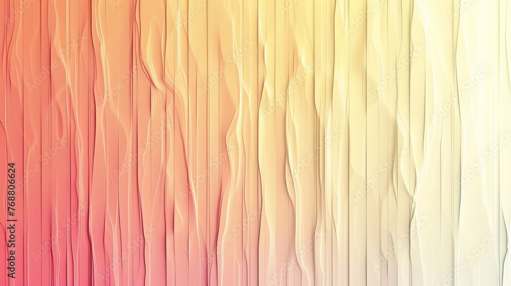 Poster serene pastel gradient background with a linear transition from soft pink to pale yellow, evoking a 