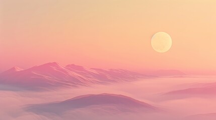 serene pastel gradient background with a linear transition from soft pink to pale yellow, evoking a sense of warmth and tranquility.