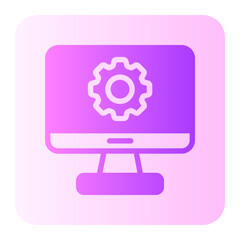 computer gradient icon