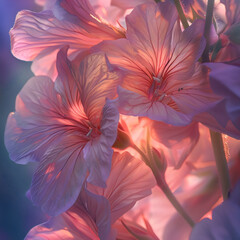 Pink Azalea Blossoms