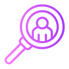 job seeker gradient icon