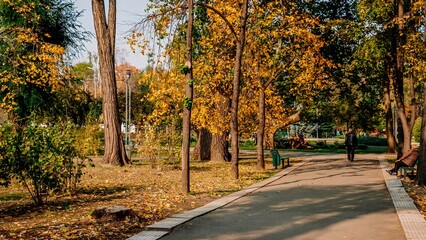 Fototapeta na wymiar Republic of Moldova, Chisinau city, autumn