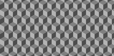 Abstract black and gray style minimal blank cubic. Geometric pattern illustration mosaic, square and triangle wallpaper.	
