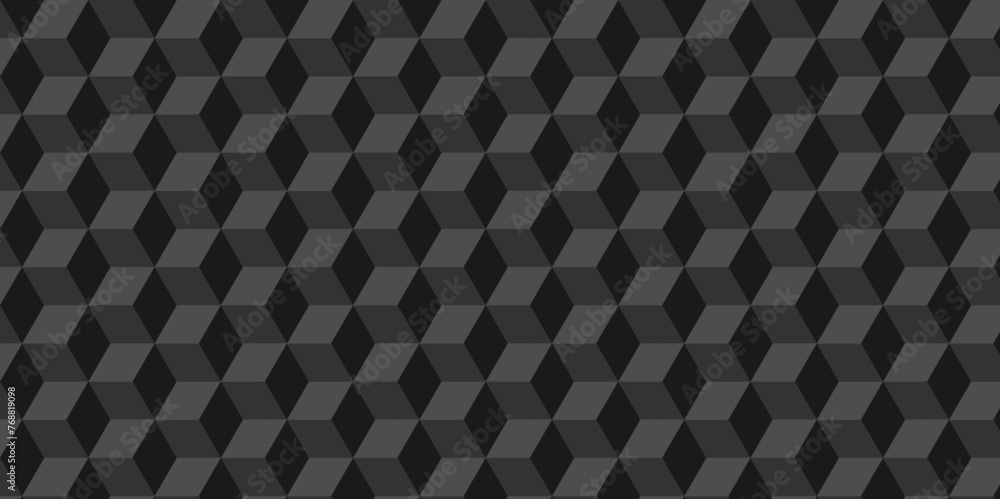 Poster abstract black and gray style minimal metal blank cubic. geometric pattern illustration mosaic, squa