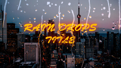 Rain Drops Title
