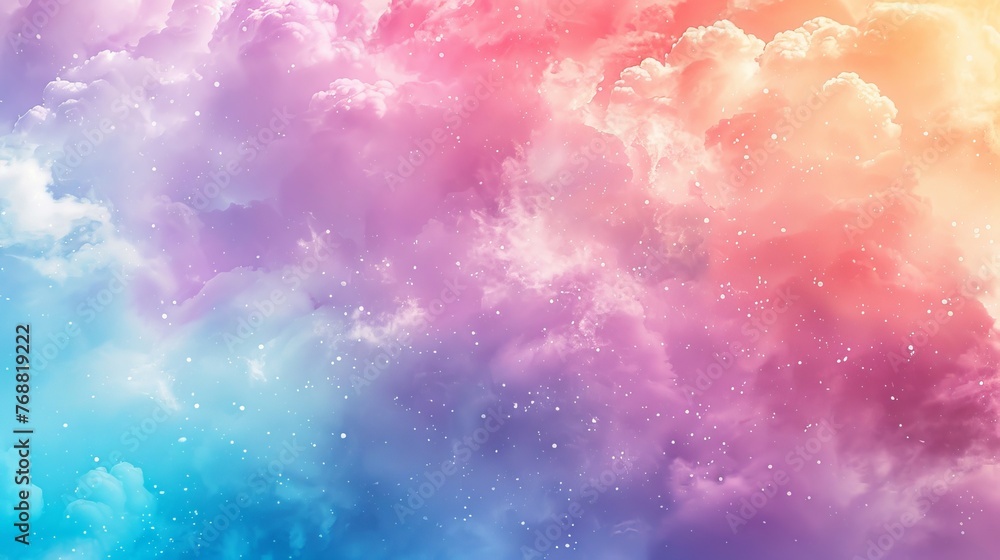 Poster pastel gradient background with a focus on accessibility, ensuring sufficient color contrast for rea