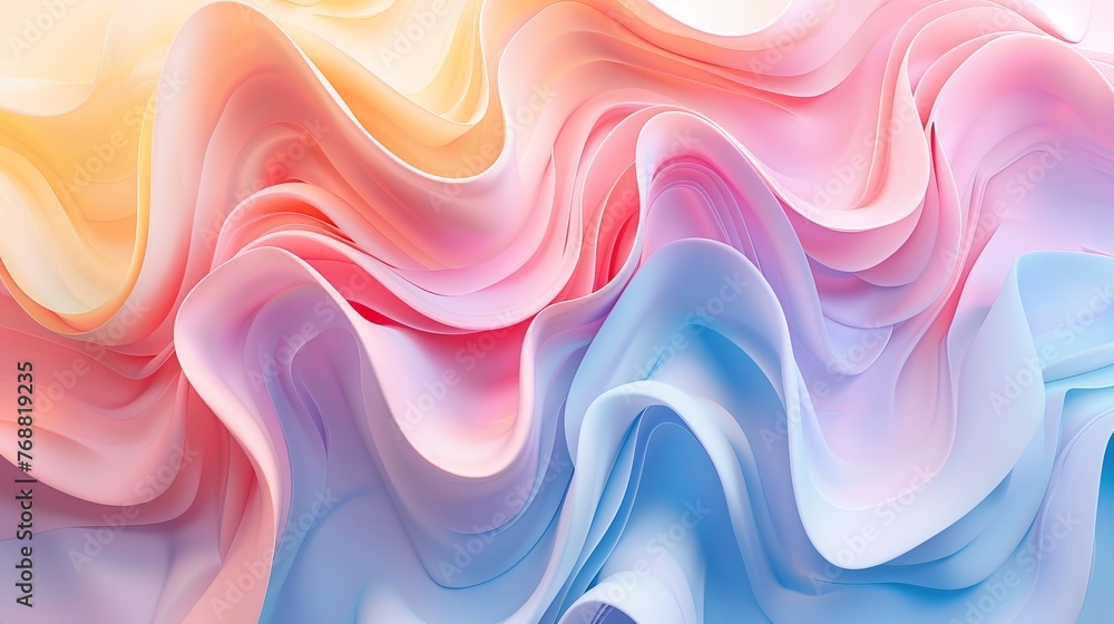 Poster pastel gradient background with a focus on accessibility, ensuring sufficient color contrast for rea