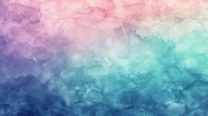 pastel gradient background with layered textures, combining a watercolor wash with a gentle transition from lilac to mint green.