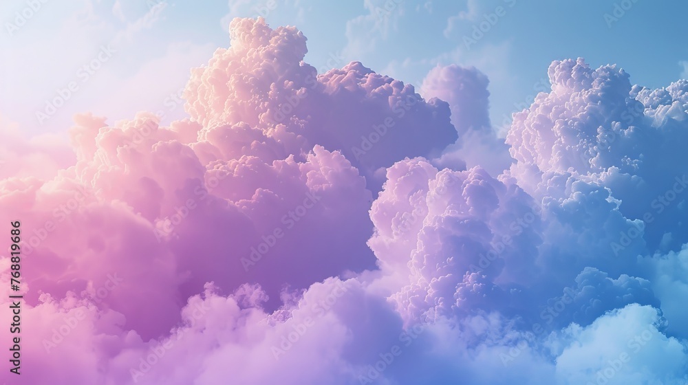Poster pastel gradient background with subtle animation, featuring a gentle color pulse effect that transit