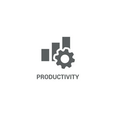 vector flat design productivity symbol concept.