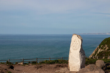 monument at cabo da roca in Portugal - 768822633