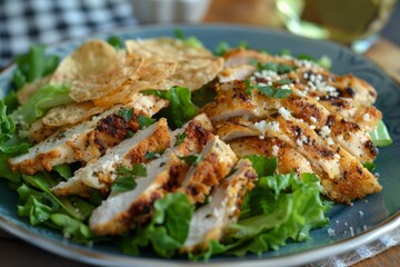 Chicken Caesar Salad Keto